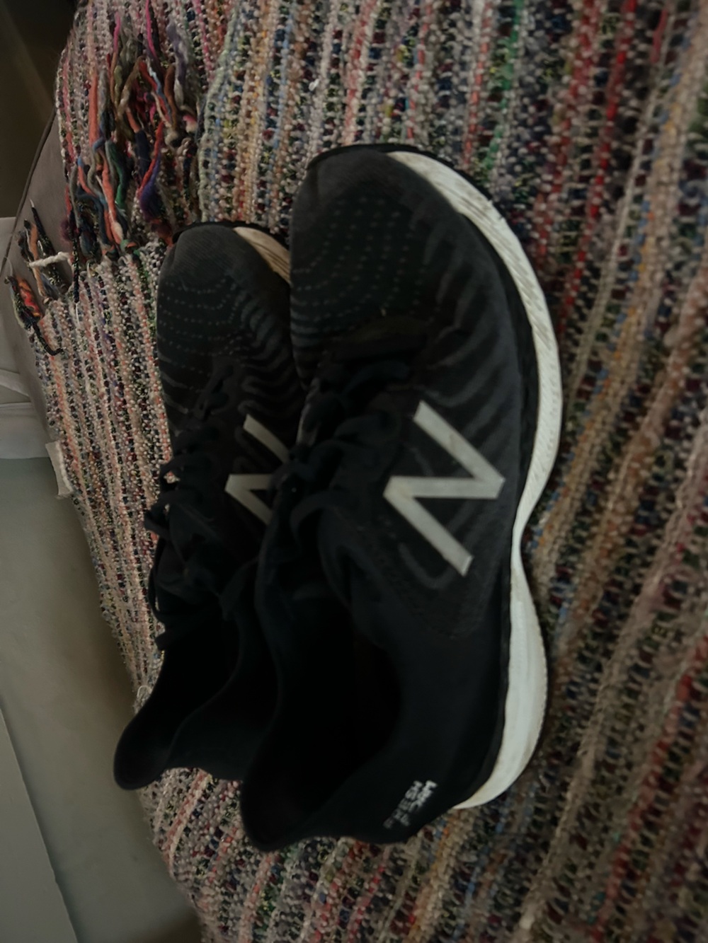 New Balance Women's Black & White Athletic Running Shoes